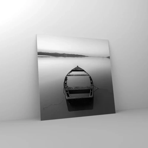 Glasbild - Bild auf glas - Sehnsucht und Melancholie - 60x60 cm
