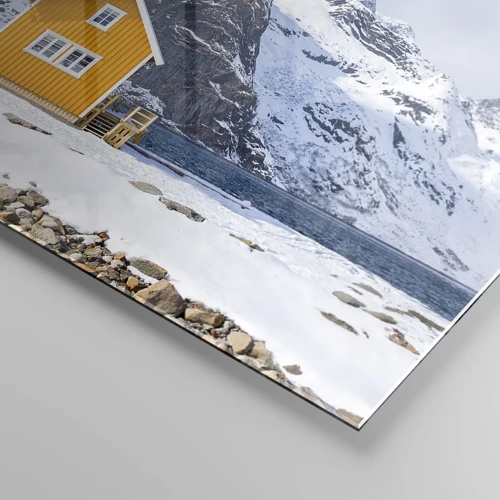 Glasbild - Bild auf glas - Skandinavische Feiertage - 30x30 cm