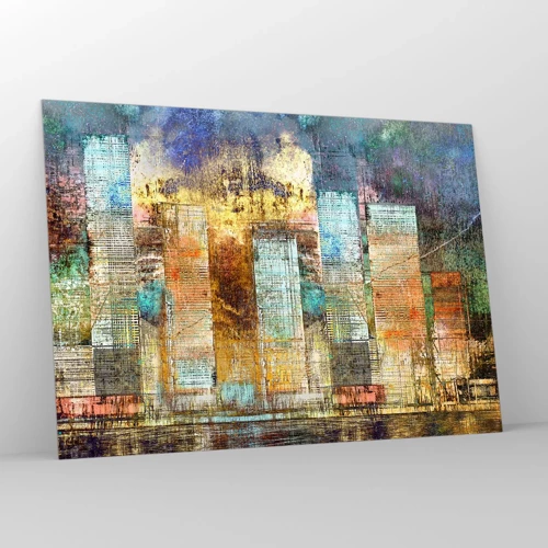 Glasbild - Bild auf glas - Sonnige Metropole - 100x70 cm