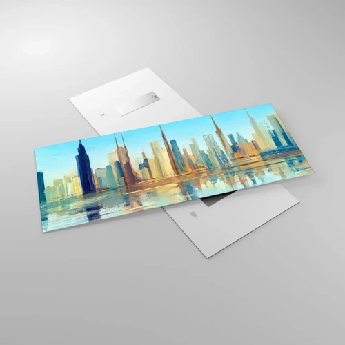 Glasbild - Bild auf glas - Sonnige Metropole - 120x50 cm