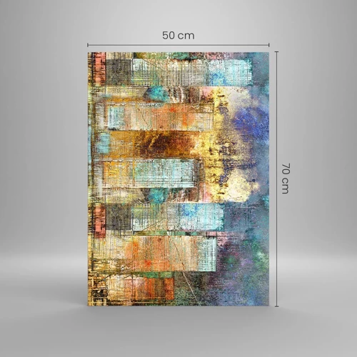 Glasbild - Bild auf glas - Sonnige Metropole - 50x70 cm