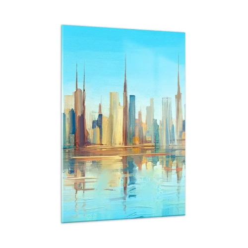 Glasbild - Bild auf glas - Sonnige Metropole - 50x70 cm