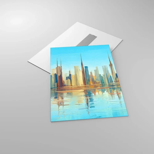 Glasbild - Bild auf glas - Sonnige Metropole - 50x70 cm