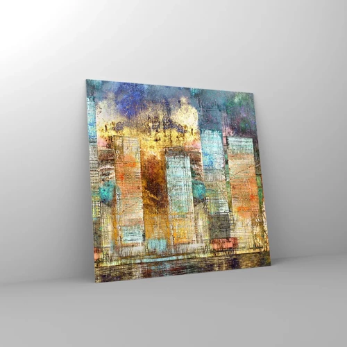 Glasbild - Bild auf glas - Sonnige Metropole - 60x60 cm