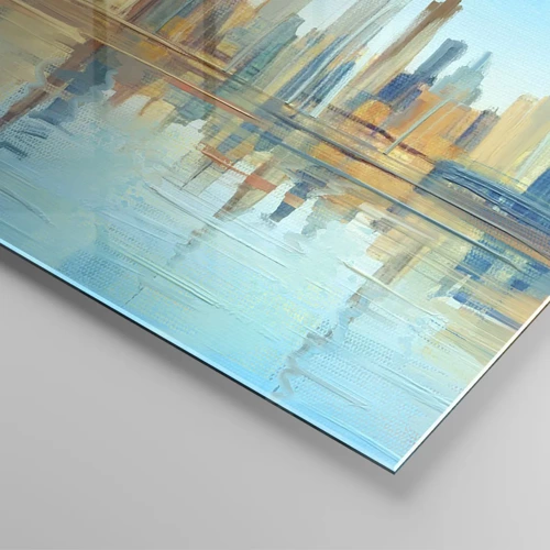 Glasbild - Bild auf glas - Sonnige Metropole - 60x60 cm