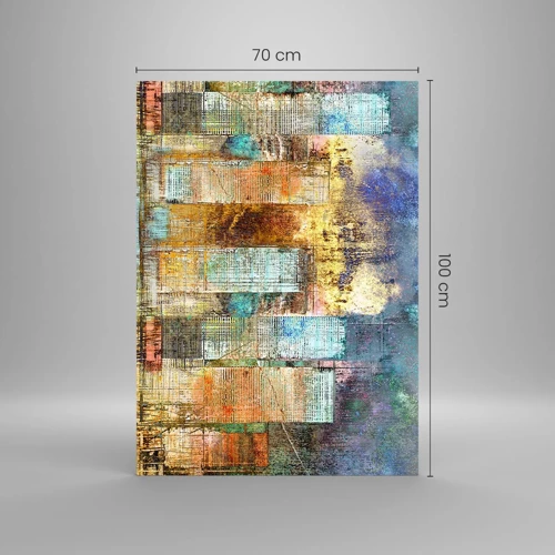 Glasbild - Bild auf glas - Sonnige Metropole - 70x100 cm