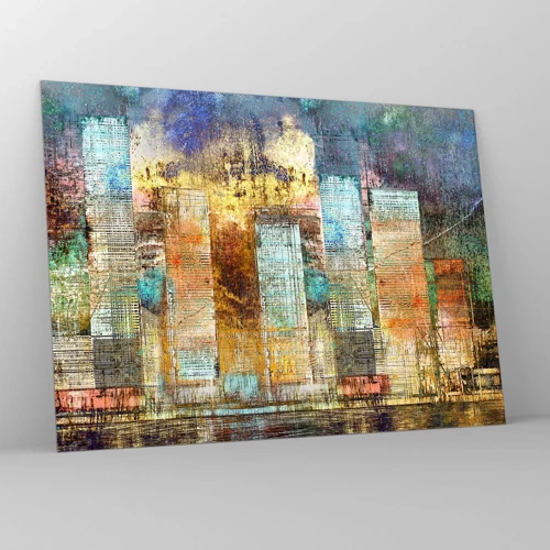 Glasbild - Bild auf glas - Sonnige Metropole - 70x50 cm