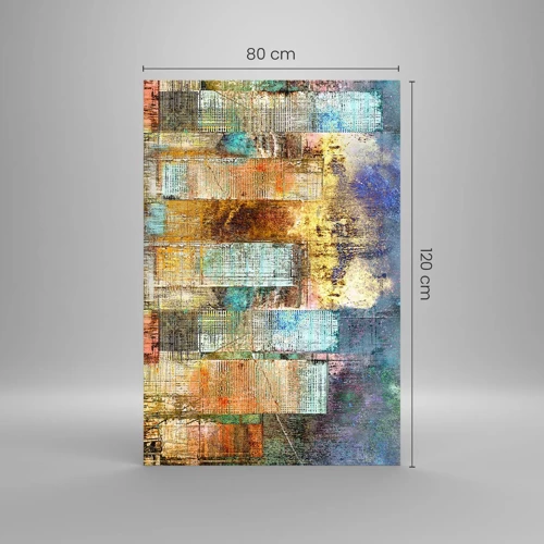 Glasbild - Bild auf glas - Sonnige Metropole - 80x120 cm