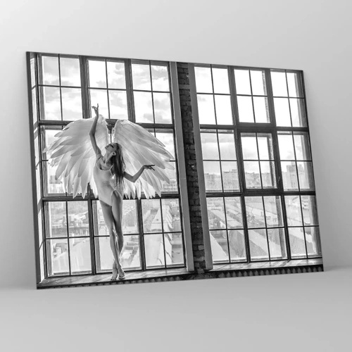 Glasbild - Bild auf glas - Stadt der Engel? - 70x50 cm