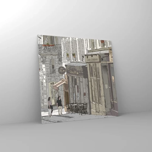 Glasbild - Bild auf glas - Stadtfreuden - 30x30 cm