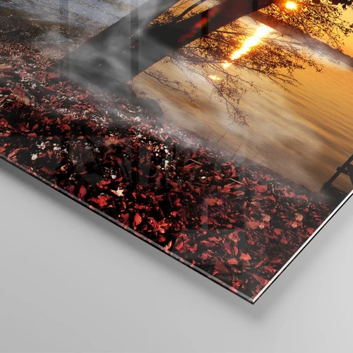 Glasbild - Bild auf glas - Surreale Landschaft - Einheit der Natur - 30x30 cm