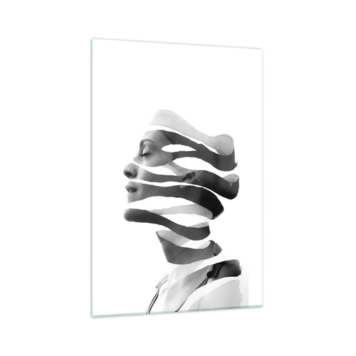 Glasbild - Bild auf glas - Surreales Porträt - 70x100 cm