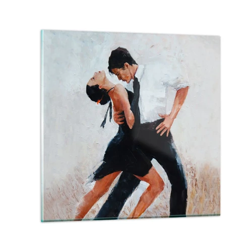 Glasbild - Bild auf glas - Tango meiner Träume und Träume - 40x40 cm