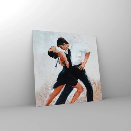 Glasbild - Bild auf glas - Tango meiner Träume und Träume - 40x40 cm