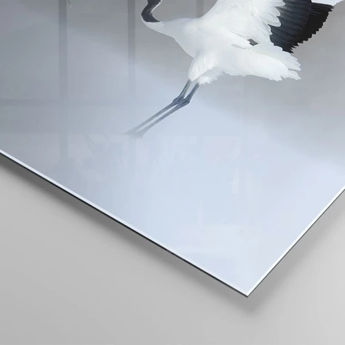 Glasbild - Bild auf glas - Tanz im Nebel - 40x40 cm