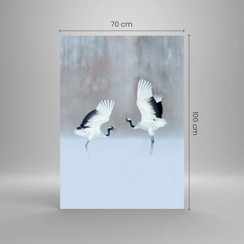 Glasbild - Bild auf glas - Tanz im Nebel - 70x100 cm
