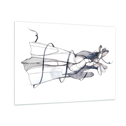Glasbild - Bild auf glas - Touch-Studie - 100x70 cm