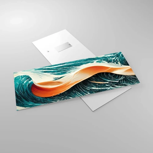 Glasbild - Bild auf glas - Traum eines Surfers - 100x40 cm