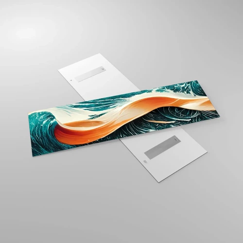 Glasbild - Bild auf glas - Traum eines Surfers - 160x50 cm