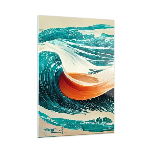 Glasbild - Bild auf glas - Traum eines Surfers - 50x70 cm