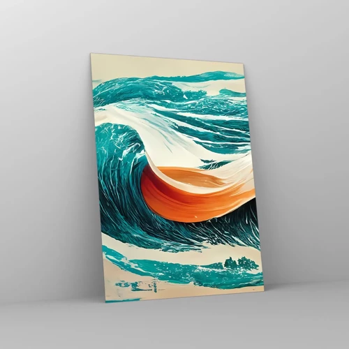 Glasbild - Bild auf glas - Traum eines Surfers - 50x70 cm