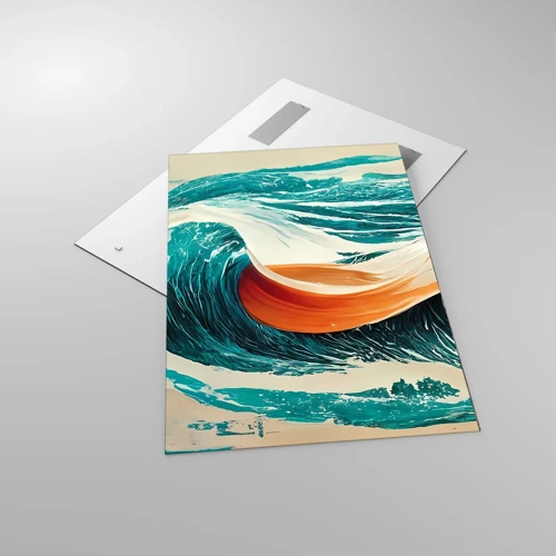 Glasbild - Bild auf glas - Traum eines Surfers - 70x100 cm