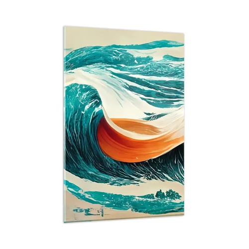 Glasbild - Bild auf glas - Traum eines Surfers - 80x120 cm