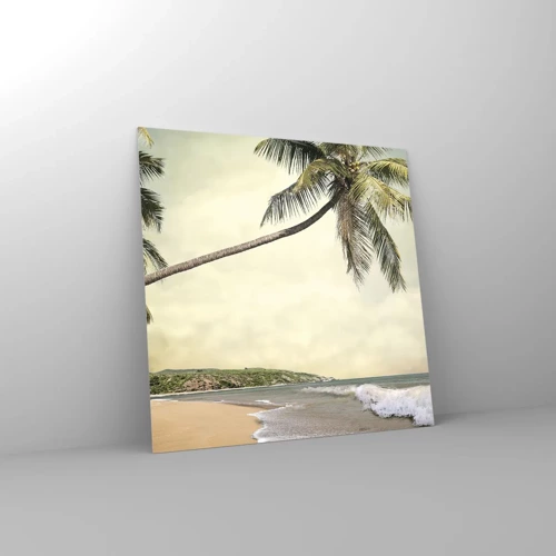 Glasbild - Bild auf glas - Tropischer Traum - 60x60 cm