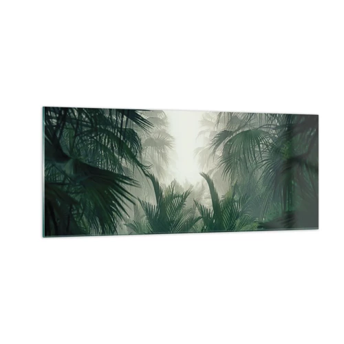 Glasbild - Bild auf glas - Tropisches Geheimnis - 100x40 cm