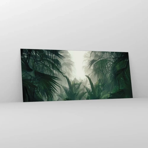 Glasbild - Bild auf glas - Tropisches Geheimnis - 120x50 cm