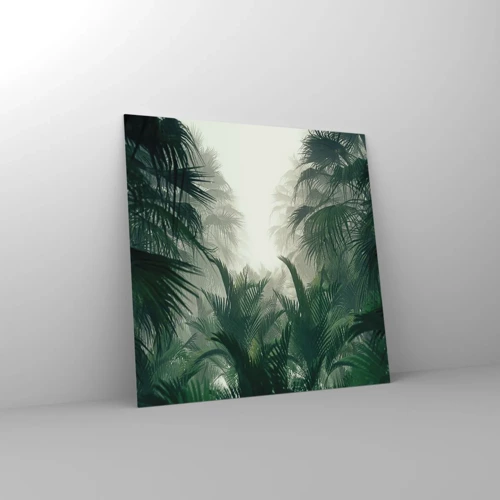 Glasbild - Bild auf glas - Tropisches Geheimnis - 50x50 cm