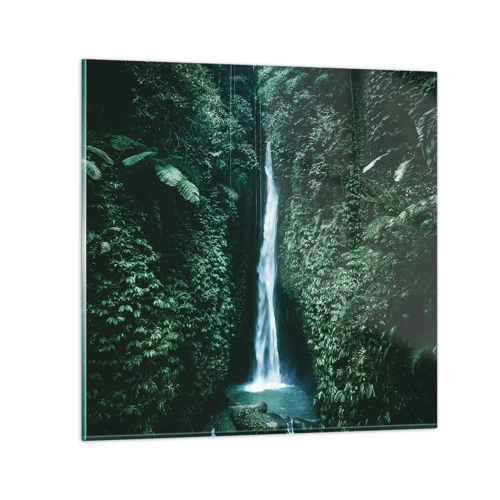 Glasbild - Bild auf glas - Tropisches Spa - 30x30 cm