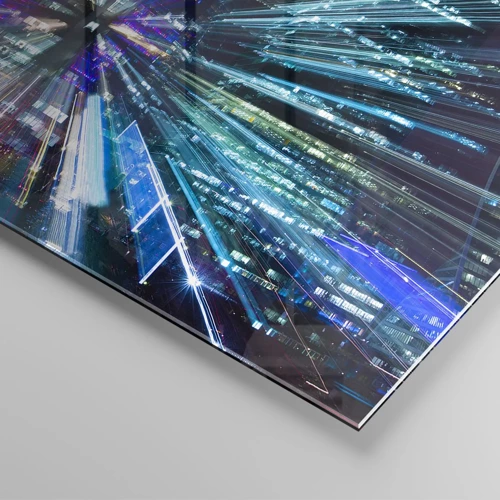 Glasbild - Bild auf glas - Übergang zum Hyperraum - 30x30 cm