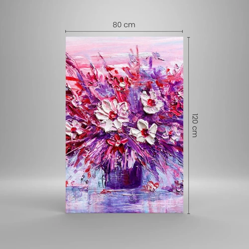Glasbild - Bild auf glas - Unschuld und Leidenschaft - 80x120 cm