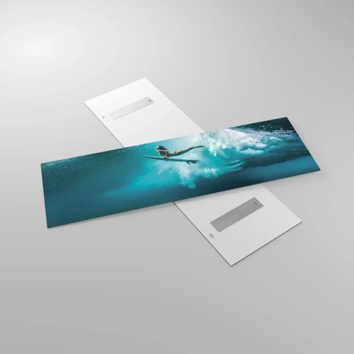 Glasbild - Bild auf glas - Unterwasserwelt - 160x50 cm