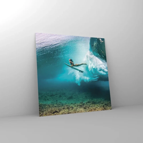 Glasbild - Bild auf glas - Unterwasserwelt - 50x50 cm