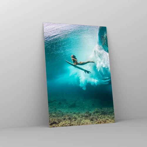 Glasbild - Bild auf glas - Unterwasserwelt - 70x100 cm