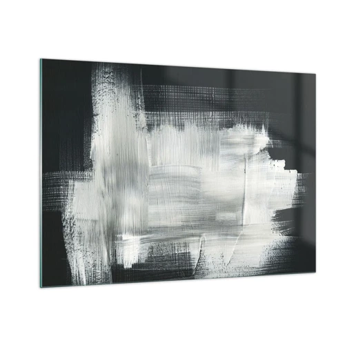 Glasbild - Bild auf glas - Vertikal und horizontal gewebt - 100x70 cm