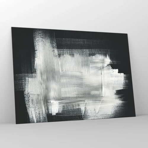 Glasbild - Bild auf glas - Vertikal und horizontal gewebt - 100x70 cm