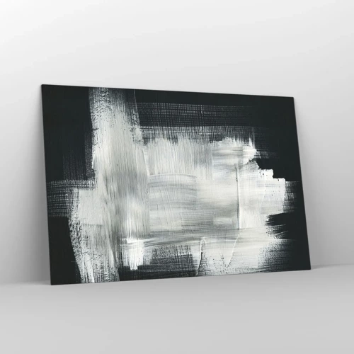 Glasbild - Bild auf glas - Vertikal und horizontal gewebt - 120x80 cm