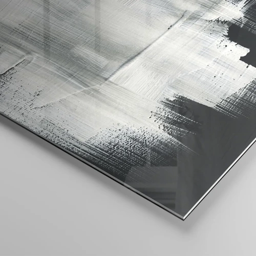 Glasbild - Bild auf glas - Vertikal und horizontal gewebt - 120x80 cm