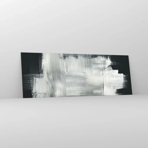 Glasbild - Bild auf glas - Vertikal und horizontal gewebt - 140x50 cm