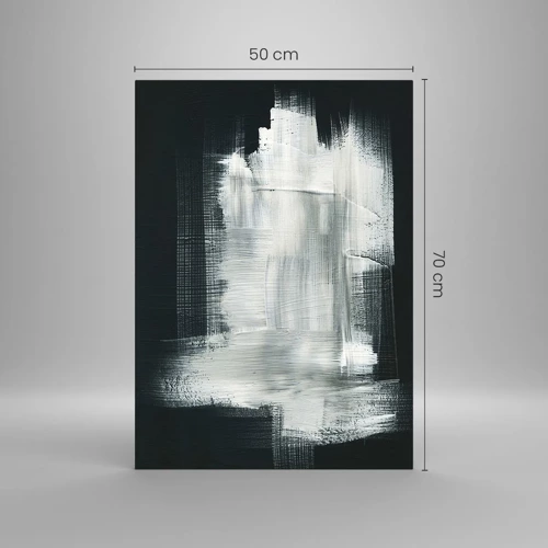 Glasbild - Bild auf glas - Vertikal und horizontal gewebt - 50x70 cm