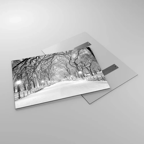 Glasbild - Bild auf glas - Vier Jahreszeiten - Winter - 100x70 cm