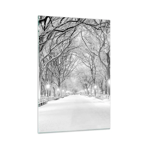 Glasbild - Bild auf glas - Vier Jahreszeiten - Winter - 70x100 cm