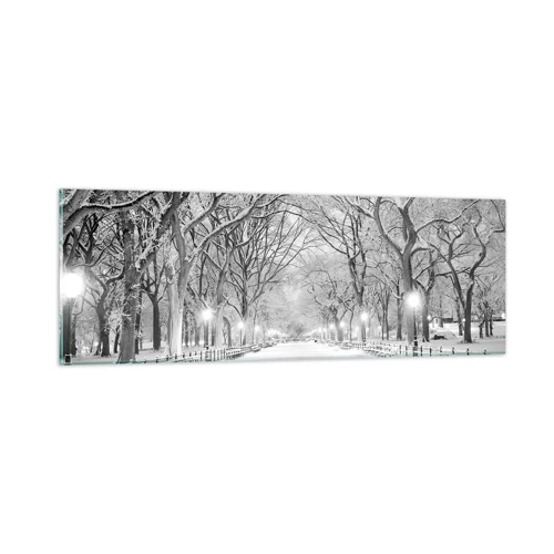 Glasbild - Bild auf glas - Vier Jahreszeiten - Winter - 90x30 cm