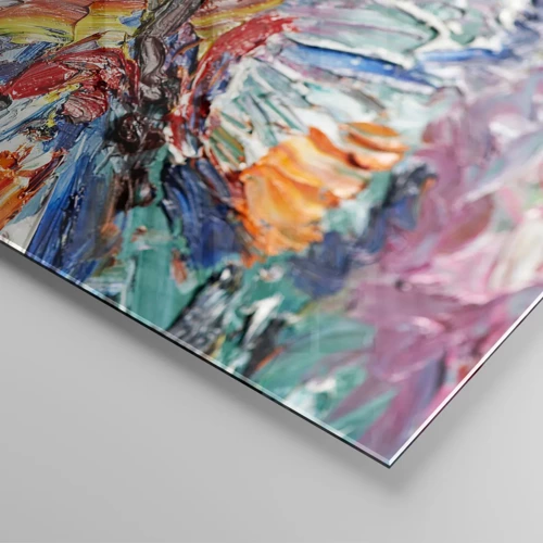 Glasbild - Bild auf glas - Von der Natur gemalt - 140x50 cm