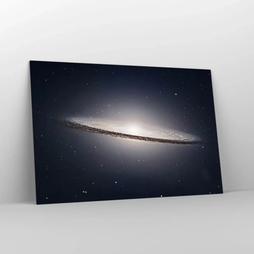 Glasbild - Bild auf glas - Vor langer Zeit in einer weit entfernten Galaxie ... - 120x80 cm