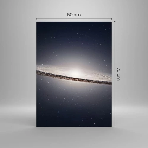 Glasbild - Bild auf glas - Vor langer Zeit in einer weit entfernten Galaxie ... - 50x70 cm