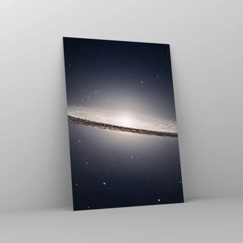 Glasbild - Bild auf glas - Vor langer Zeit in einer weit entfernten Galaxie ... - 50x70 cm